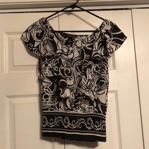 White House Black Market silk blouse